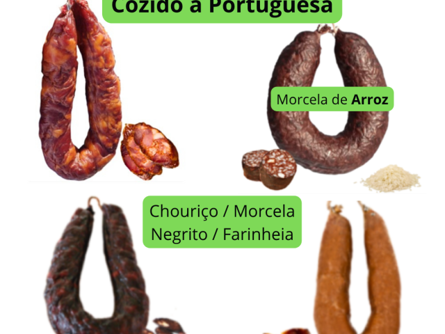 Enchidos para Cozido à Portuguesa (1Kg+1Kg+1Kg+1Kg)